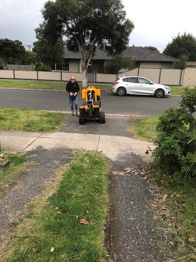 Melbourne Stump Grinding Services — Customer photo