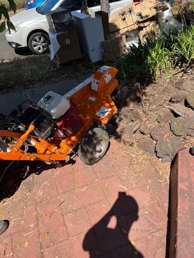 Stump Grinder Hire Australia — Customer photo